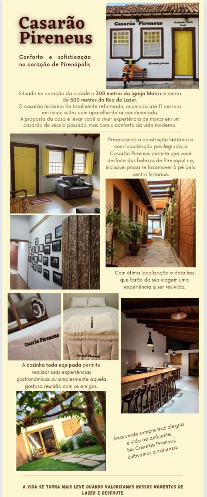 Casarão Pireneus Vila Pirenópolis Exterior foto